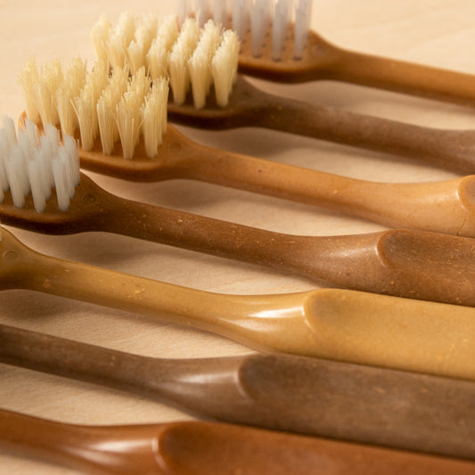 MEGURU 竹の歯ブラシ（ひまし樹脂毛、豚毛、花馬毛、超極細毛）